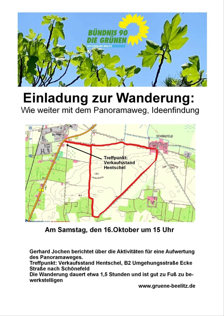 Panoramaweg – Ideenfindung – Wanderung