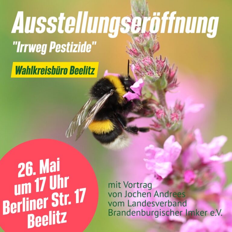 Neue Ausstellung „Irrweg Pestizide“