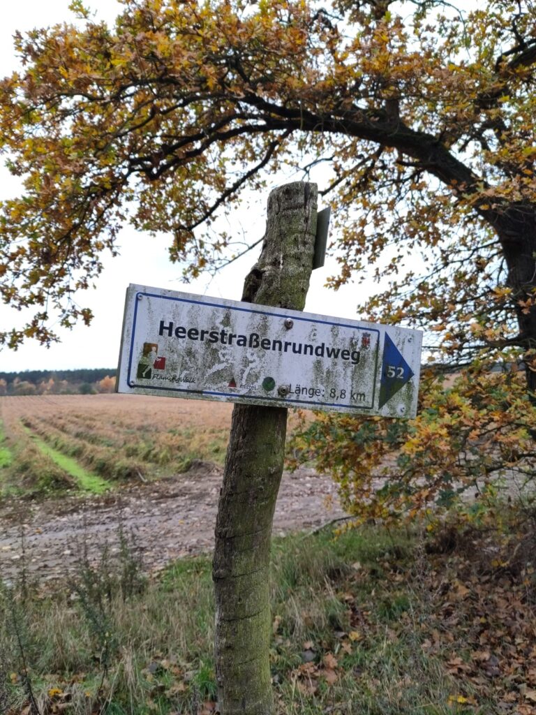 Über den Heerstraßenweg nach Elsholz