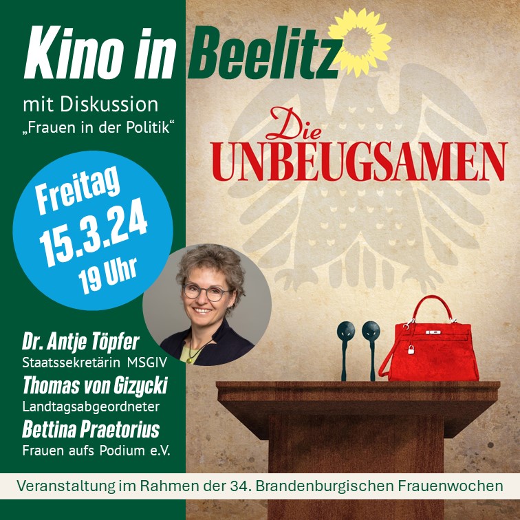 Dr. Antje Töpfer im Rahmen der 34. Brandenburgischen Frauenwochen in Beelitz